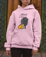 Attitude is a little thing making a big difference Hooded Sweatshirt apparel-hooded-sweatshirt-lifestyle-front-03