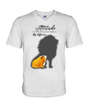 Attitude is a little thing making a big difference V-Neck T-Shirt thumbnail