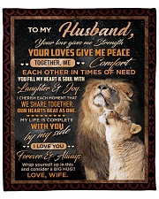 Special gift for Husband Fleece Blanket tile