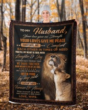 Special gift for Husband Sherpa Fleece Blanket - 50" x 60" aos-sherpa-fleece-blanket-50x60-lifestyle-front-13c