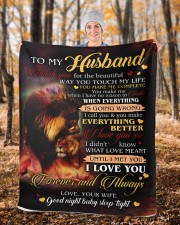 Special gift for Husband Sherpa Fleece Blanket - 50" x 60" aos-sherpa-fleece-blanket-50x60-lifestyle-front-13c