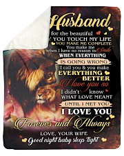 Special gift for Husband Sherpa Fleece Blanket - 50" x 60" front