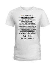 Papa Incroyable-Mars Ladies T-Shirt front