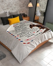 Special blanket for Son Sherpa Fleece Blanket - 50" x 60" aos-sherpa-fleece-blanket-lifestyle-front-02