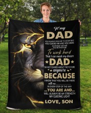 Special gift for Dad Sherpa Fleece Blanket - 50" x 60" aos-sherpa-fleece-blanket-50x60-lifestyle-front-16b