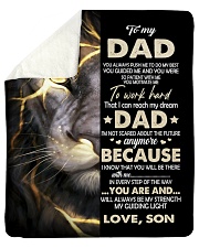 Special gift for Dad Sherpa Fleece Blanket - 50" x 60" front
