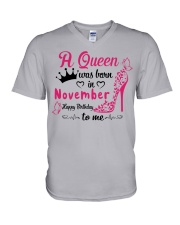 A Queen-November-Girl V-Neck T-Shirt tile