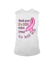 Check Your Boobs Mine Tried To Kill Me Shirt Sleeveless Tee thumbnail