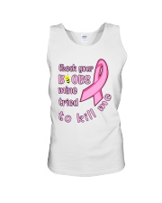 Check Your Boobs Mine Tried To Kill Me Shirt Unisex Tank thumbnail