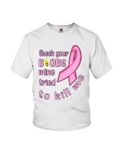 Check Your Boobs Mine Tried To Kill Me Shirt Youth T-Shirt thumbnail