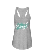 You Are Enough Ladies Flowy Tank front