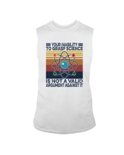 YOUR INABILITY TO GRASP SCIENCE Sleeveless Tee tile
