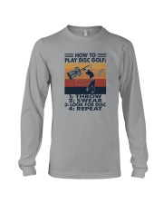 HOW TO PLAY DISC GOLF Long Sleeve Tee tile