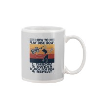 HOW TO PLAY DISC GOLF Mug tile