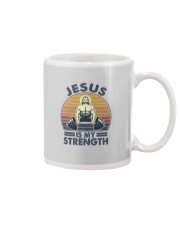 JESUS IS MY STRENGTH Mug tile