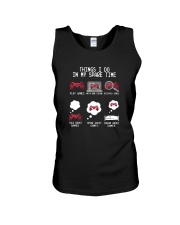 THINGS I DO IN MY SPARE TIME PLAY GAMES Unisex Tank tile