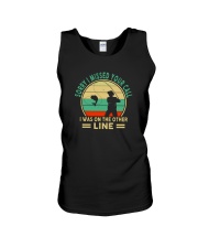 SORRY I MISSED YOUR CALL Unisex Tank tile