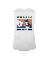 BEST CAT DAD EVER VINTAGE Sleeveless Tee tile