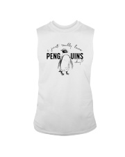 I JUST REALLY LIKE PENGUINS Sleeveless Tee tile