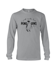 I JUST REALLY LIKE PENGUINS Long Sleeve Tee tile