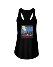 VIDEO GAMES NEED ME I MUST GO Ladies Flowy Tank tile