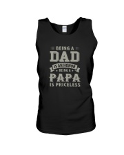Being A Papa Is Priceless Unisex Tank tile