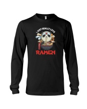 I JUST REALLY LOVE RAMEN PANDA Long Sleeve Tee tile
