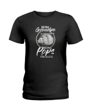 BEING POPS IS PRICELESS Ladies T-Shirt tile