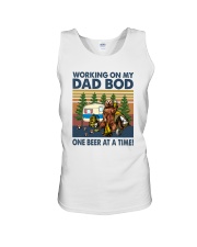 WORKING ON MY DAD BOD Unisex Tank tile