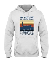 I'M NOT FAT CAT VINTAGE Hooded Sweatshirt tile