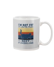 I'M NOT FAT CAT VINTAGE Mug tile