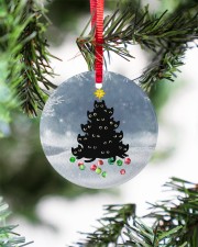 CUTE CAT TREE CHRISTMAS Circle ornament - single (porcelain) aos-circle-ornament-single-porcelain-lifestyles-07