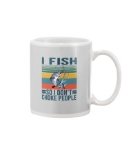 I FISH SO I DON'T CHOKE PEOPLE Mug tile
