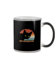 BEST CAT DAD EVER Color Changing Mug tile