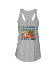I WAS NORMAL 3 CATS AGO Ladies Flowy Tank tile
