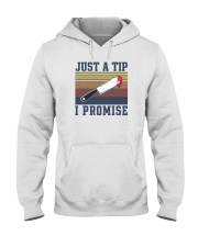 KNIFE JUST A TIP I PROMISE Hooded Sweatshirt tile