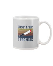 KNIFE JUST A TIP I PROMISE Mug tile