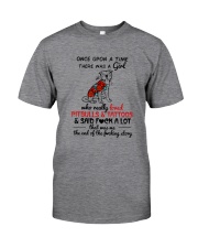 A GIRL LOVED PITBULLS AND TATTOOS Classic T-Shirt front