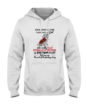 A GIRL LOVED PITBULLS AND TATTOOS Hooded Sweatshirt tile