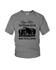 DEJA MOO HEARD THIS BULL BEFORE Youth T-Shirt tile