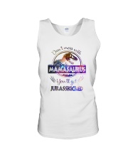 DON'T MESS WITH MAMASAURUS Unisex Tank tile