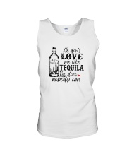 HE DON'T LOVE ME LIKE TEQUILA Unisex Tank tile