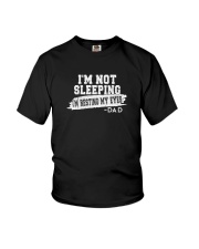 I'M NOT SLEEPING I'M RESTING MY EYES Youth T-Shirt tile