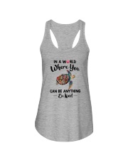 BE KIND TURTLE Ladies Flowy Tank tile