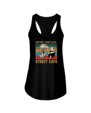 SUPPORT YOUR LOCAL STREET CATS Ladies Flowy Tank tile