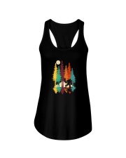 Bigfoot Forest Trees Ladies Flowy Tank tile