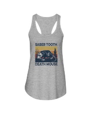 SABER TOOTH DEATH MOUSE Ladies Flowy Tank tile