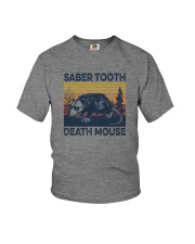 SABER TOOTH DEATH MOUSE Youth T-Shirt tile