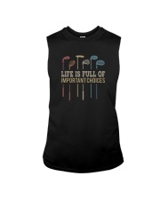 Life Is Full Of Important Choices Golf Vintage Sleeveless Tee tile