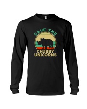 SAVE THE CHUBBY UNICORNS Long Sleeve Tee tile